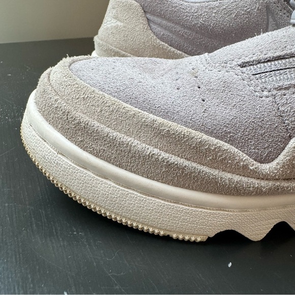 Nike‎ Jordan 1 Jester XX Lug Sole Jumpman Zipper Atmosphere Gray Suede Sneakers - Picture 8 of 14